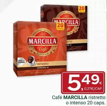 Marcilla - Cafe Ristretto O Intenso