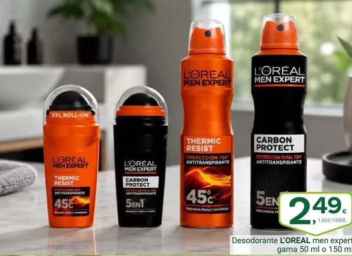 L'Oréal - Desodorante Men Expert Gama