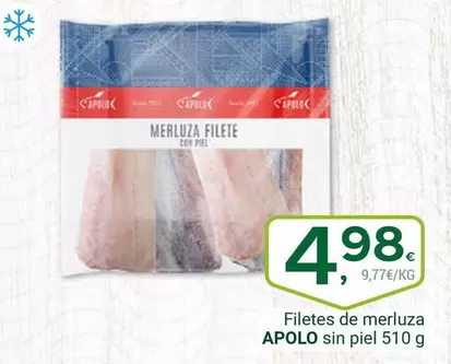 apolo - Filetes De Merluza Sin Piel