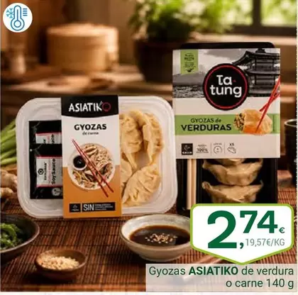 Asiatiko - Gyozas De Verdura O Carne