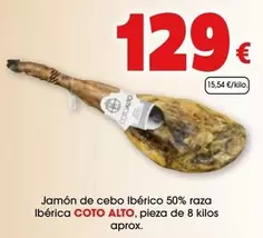 Coto Alto - Jamón De Cebo Ibérico 50% Raza Ibérica