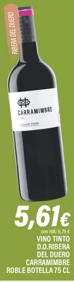 Carramimbre - Vino Tinto D.O. Ribera Del Duero Roble