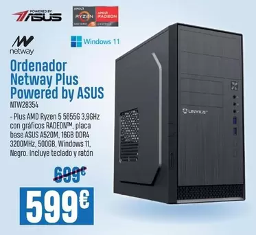 Netway - Ordenador Plus Powered By Asus