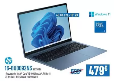 HP - 16-BU0092NS