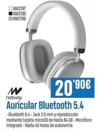 Netway - Auricular Bluetooth 5.4