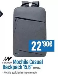 Netway - Mochila Casual Backpack 15.6"