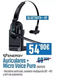 Energy - Voice Pure Auriculares + Micro ENER1210