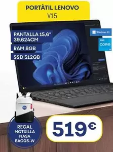 Lenovo - Portátil V15