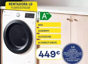 LG - Rentadora F4wr5509a1/w