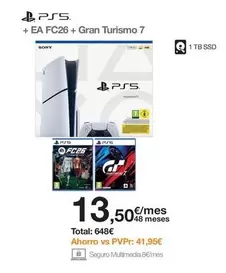 Sony - PS5 + EA FC26 + Gran Turismo 7