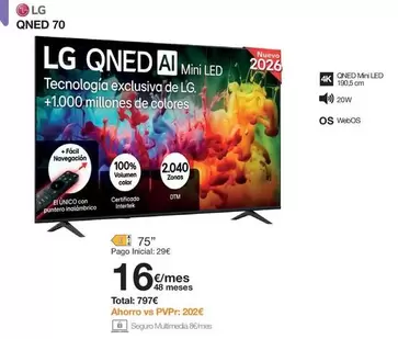 LG - Qned 70