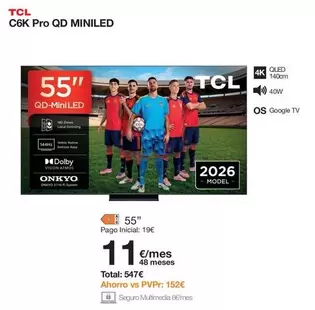 TCL - Q-55 Google Tv