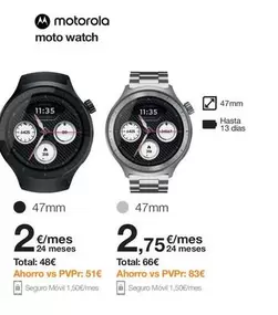 Motorola - 47mm Hasta
