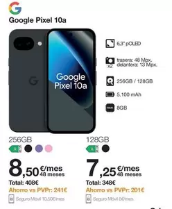Google - Pixel 10a