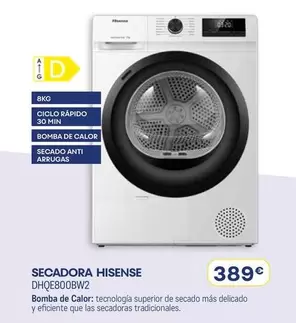 Hisense - Secadora