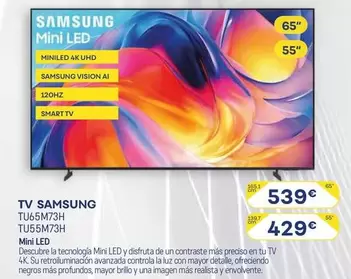 Samsung - Tv Tu65m73h Tu55m73h