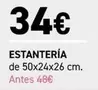 Estantería De 50x24x26 Cm