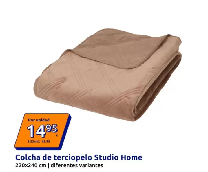 Studio Home - Colcha De Terciopelo