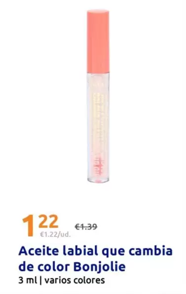 Bonjolie - Aceite Labial Que Cambia De Color