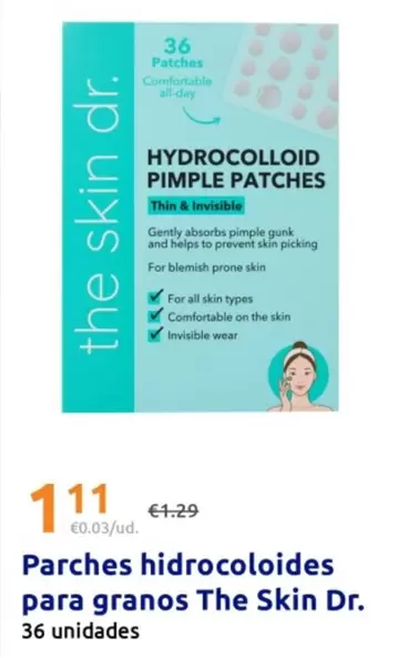 The Skin Dr. - Parches Hidrocoloides Para Granos
