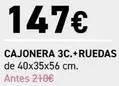 Cajonera + Ruedas