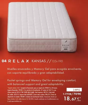 Micolchón - Relax Kansas