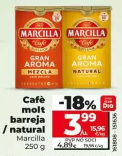 Marcilla - Café Molido Mezcla/Natural