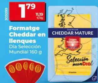 Dia Seleccion Mundial - Queso Cheddar En Lonchas