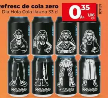 Dia Hola Cola - Refresco De Cola Zero