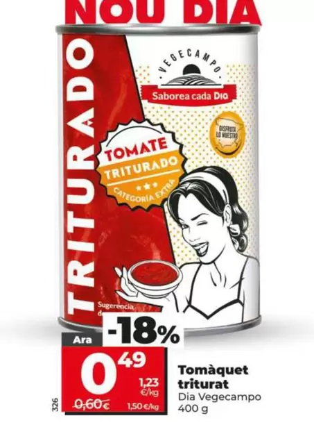 Dia Vegecampo - Tomate Triturado 