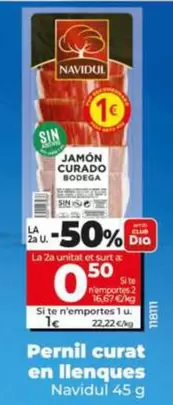 Navidul - Jamón Curado En Lonchas 