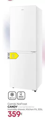 Candy - Combi No Frost CNCQ2T6S18DW