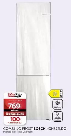 Bosch - Combi No Frost KGN392LDC