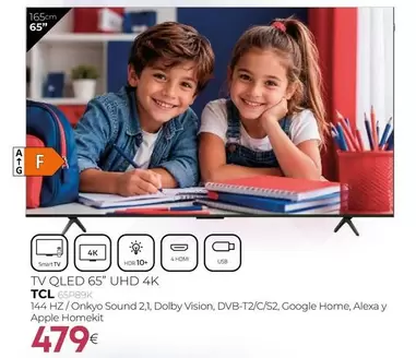TCL - Tv Qled 65" UHD 4K
