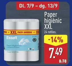 Esselt - Paper Higienic XXL