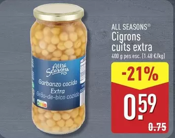 All Seasons - Cigrons Cuits Extra