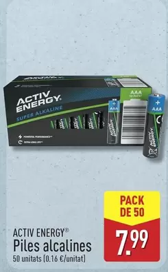 Activ Energy - Piles Alcalines