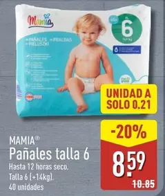 Mamia - Panales Talla 6