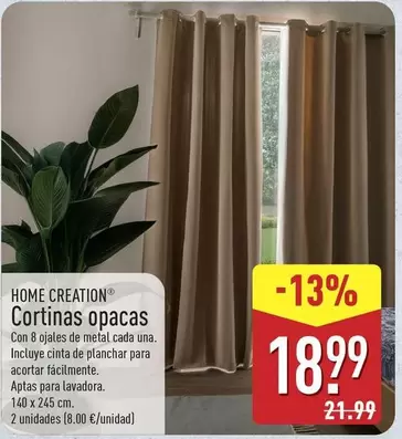 Home Creation - Cortinas Opacas