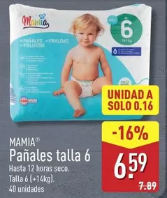 Mamia - Panales Talla 6