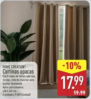 Home Creation - Cortinas Opacas