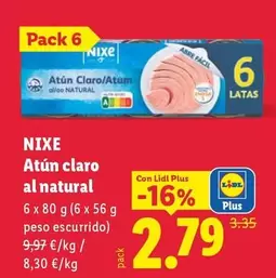 Nixe - Atun Claro Al Natural