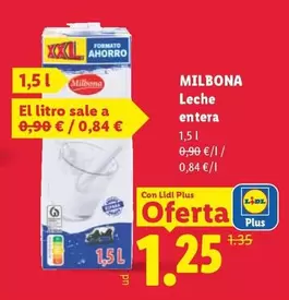 Milbona - Leche Entera