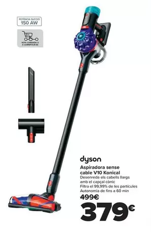 Dyson - Aspirador Sin Cable V10 Konical