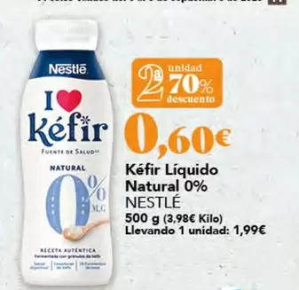 Nestlé - Kéfir Líquido Natural 0%