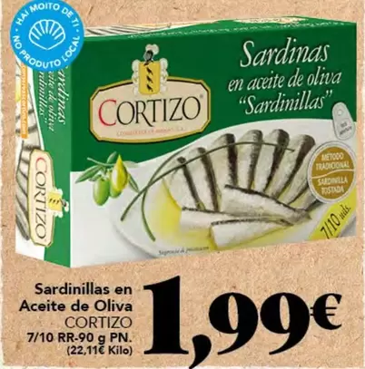 Cortizo - Sardinillas En Aceite De Oliva