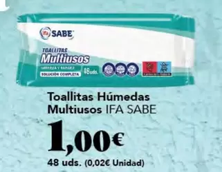 ifa sabe - Toallitas Humedas Multiusos