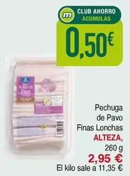 Alteza - Pechuga De Pavo Finas Lonchas