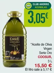 Coosur - Aceite De Oliva Virgen Serie Oro
