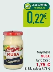Musa - Mayonesa Tarro